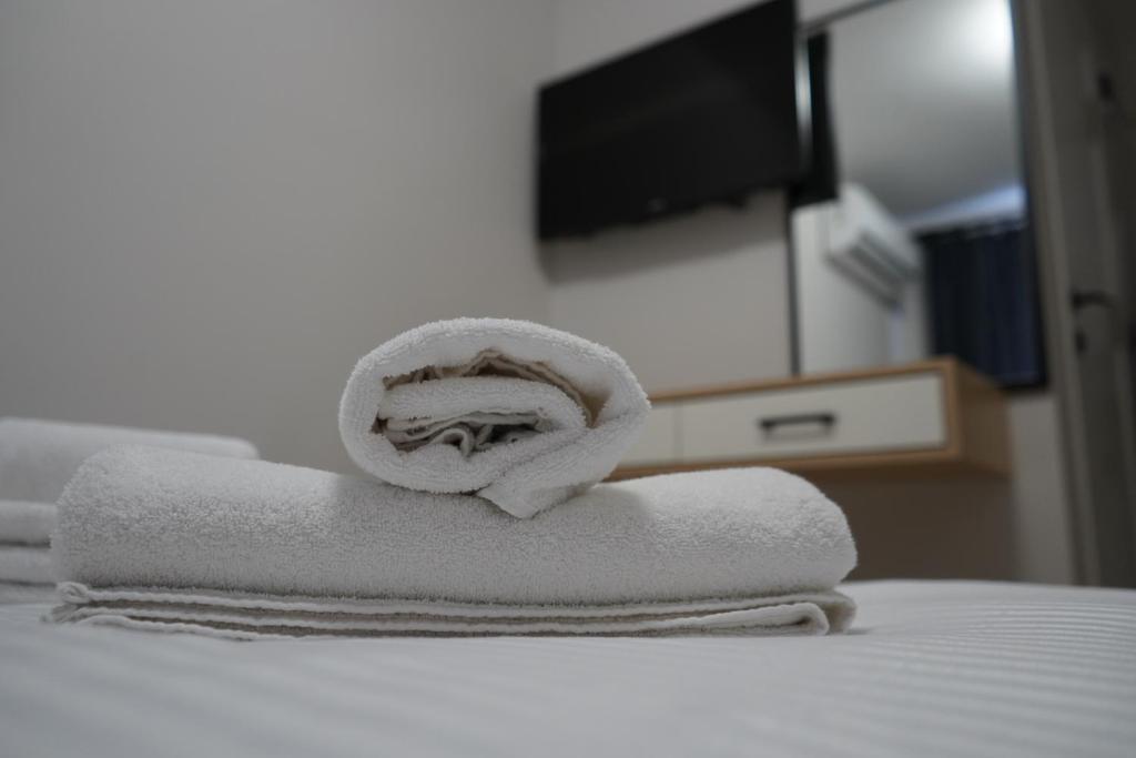 Postel nebo postele na pokoji v ubytování MOF Comfort Edirne