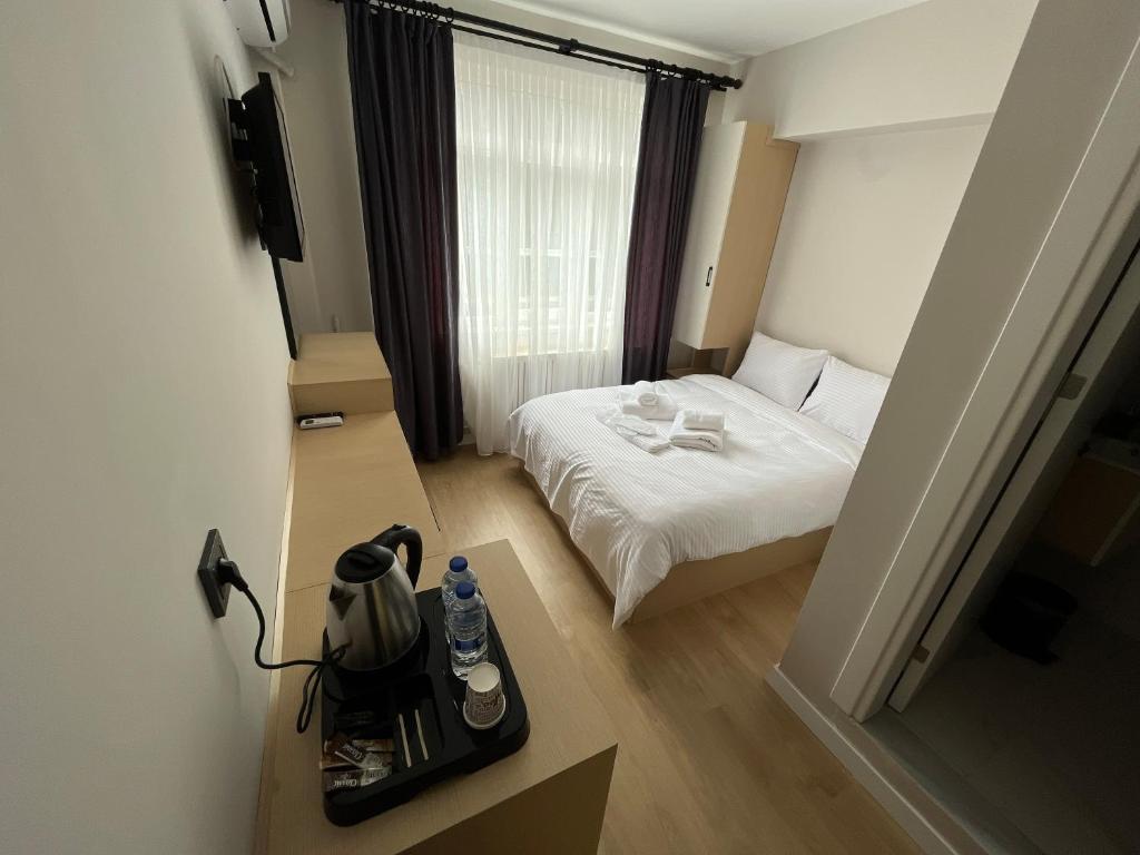 Postel nebo postele na pokoji v ubytování MOF Comfort Edirne