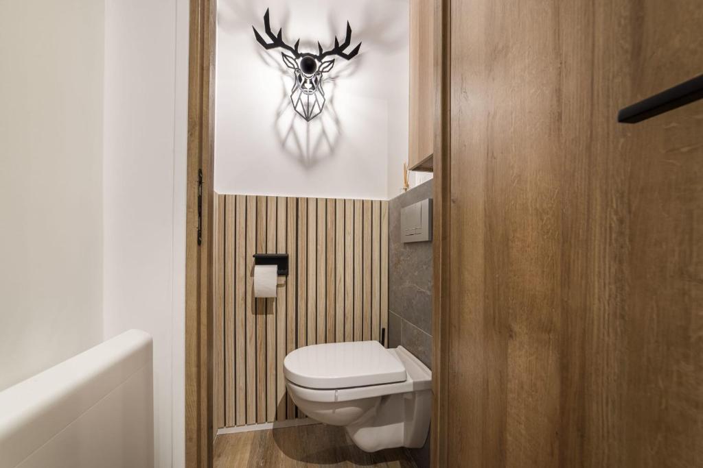 Kúpeľňa v ubytovaní Studio l'Orée - City centre - Megève