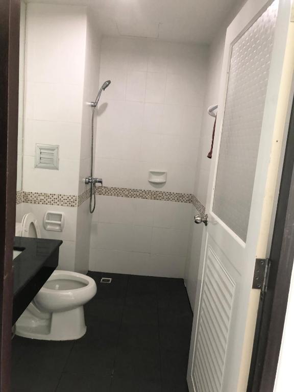 Koupelna v ubytování Hotel premier
