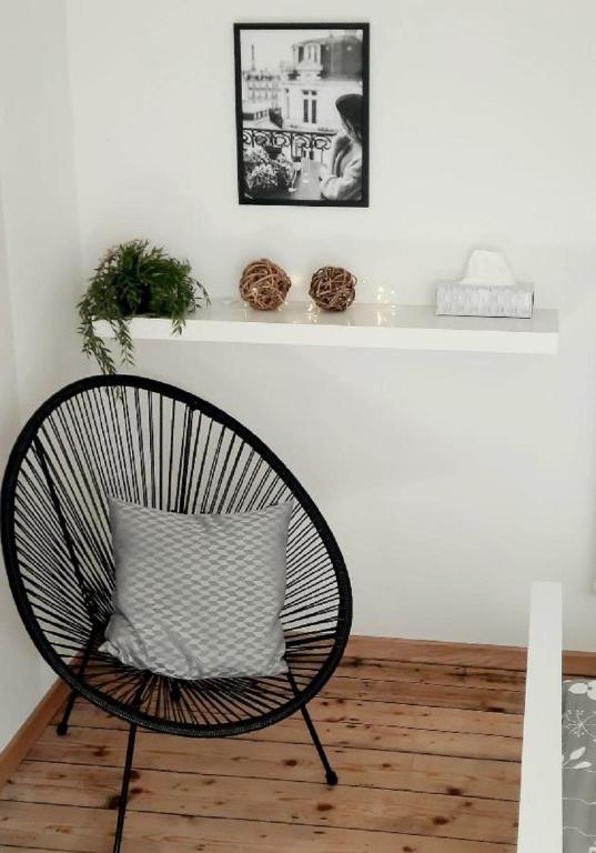 Posezení v ubytování Parkside Appartement
