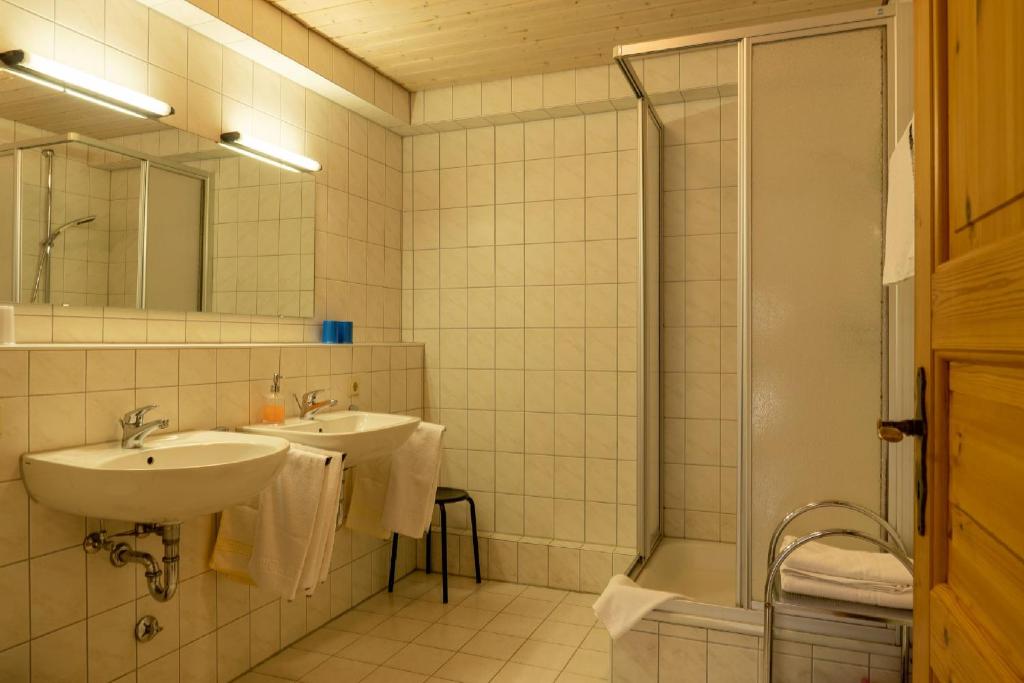 Koupelna v ubytování Gästehaus Kaltenbach