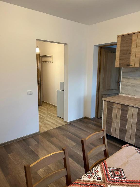 Kuchyň nebo kuchyňský kout v ubytování Pensiunea Giulia Home