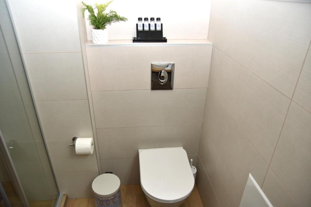 Koupelna v ubytování NUCA GUESTHOUSE