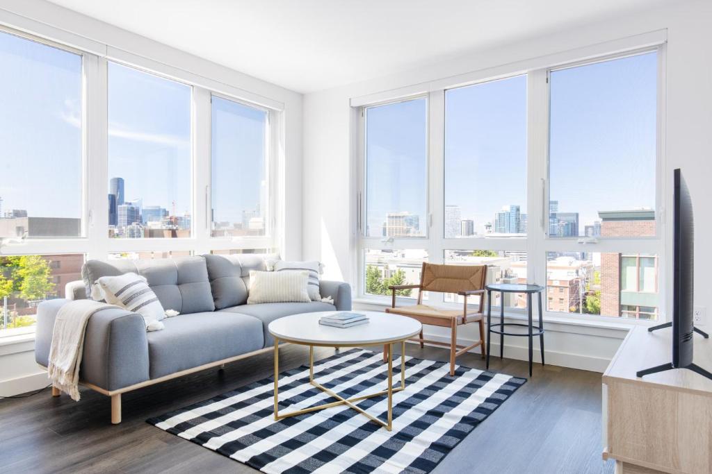 Apartment Capitol Hill 2BR w WD Rooftop Lounge nr park SEA136, Seattle, USA