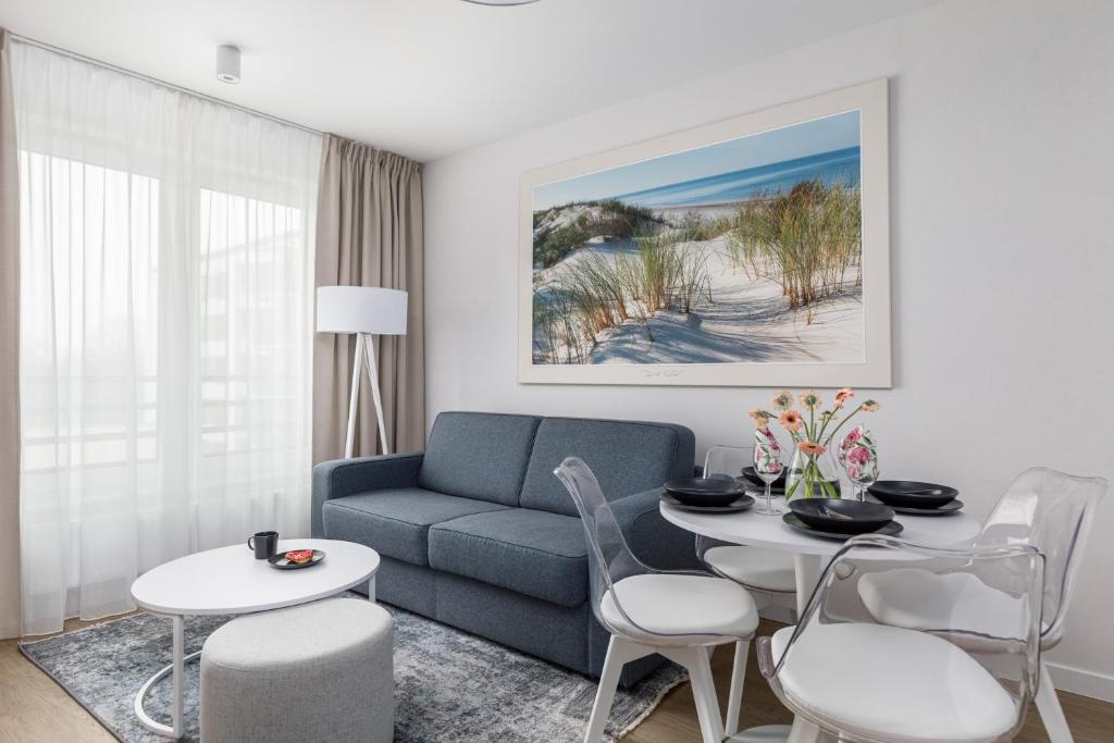 Posezení v ubytování Apartments Nad Parsętą Młyńska by Noclegi Renters