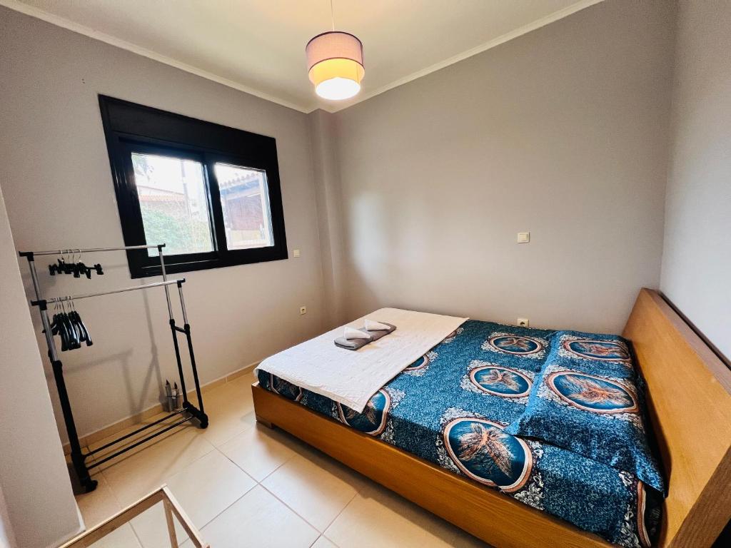 Postel nebo postele na pokoji v ubytování Maos Home airport free shuttle