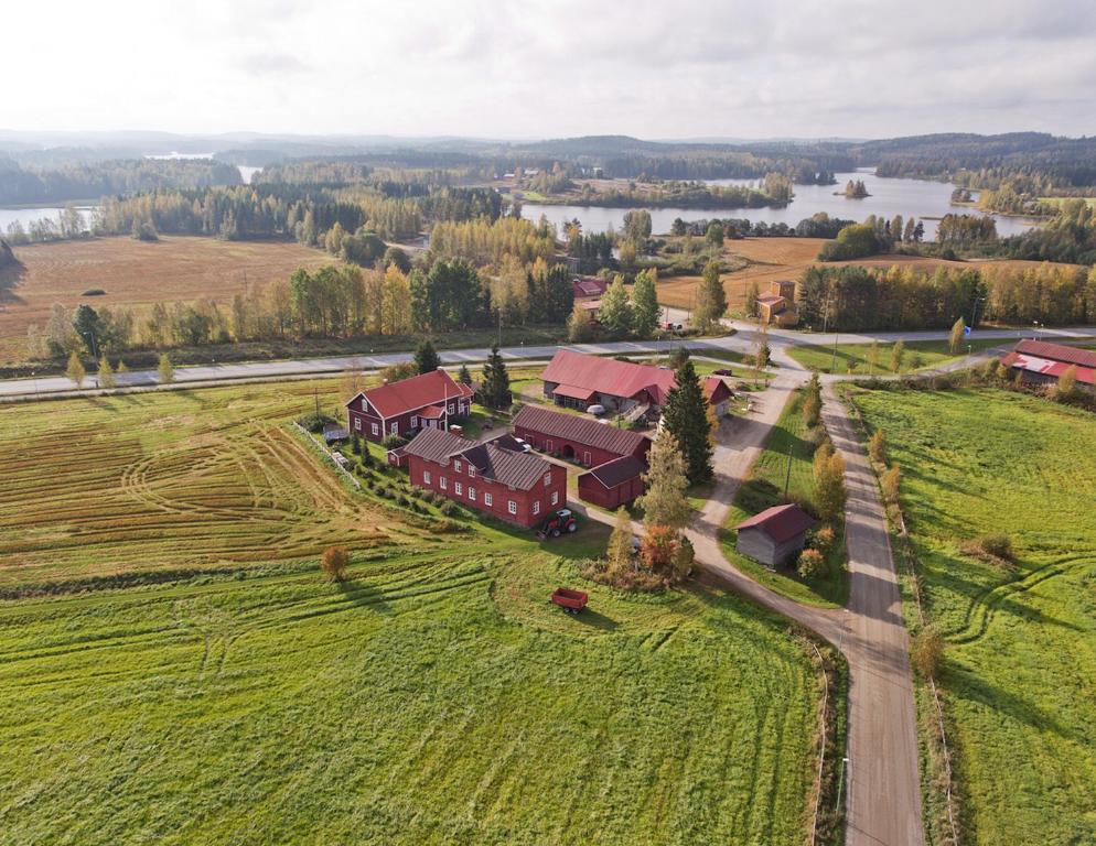 Lemettilä Countryside Accommodation с высоты птичьего полета