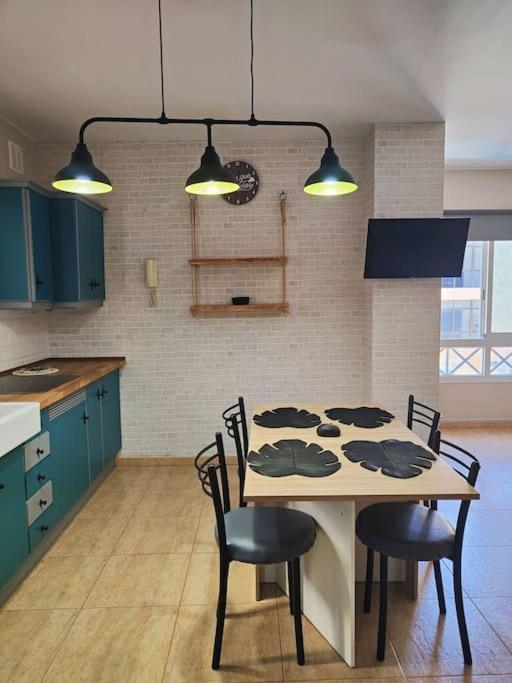 Kuchyň nebo kuchyňský kout v ubytování Casa Burbuja Azul