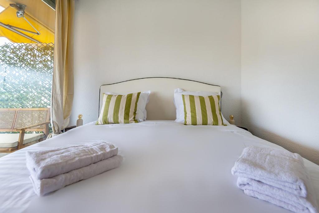 Postel nebo postele na pokoji v ubytov&aacute;n&iacute; Residence De Vacance, superb 3 room apartment with