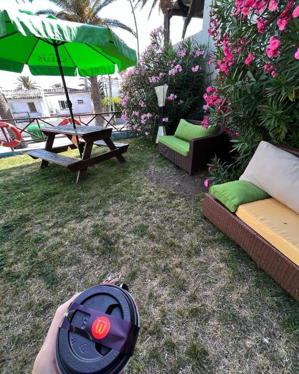 Zahrada ubytování Hostel del Puerto