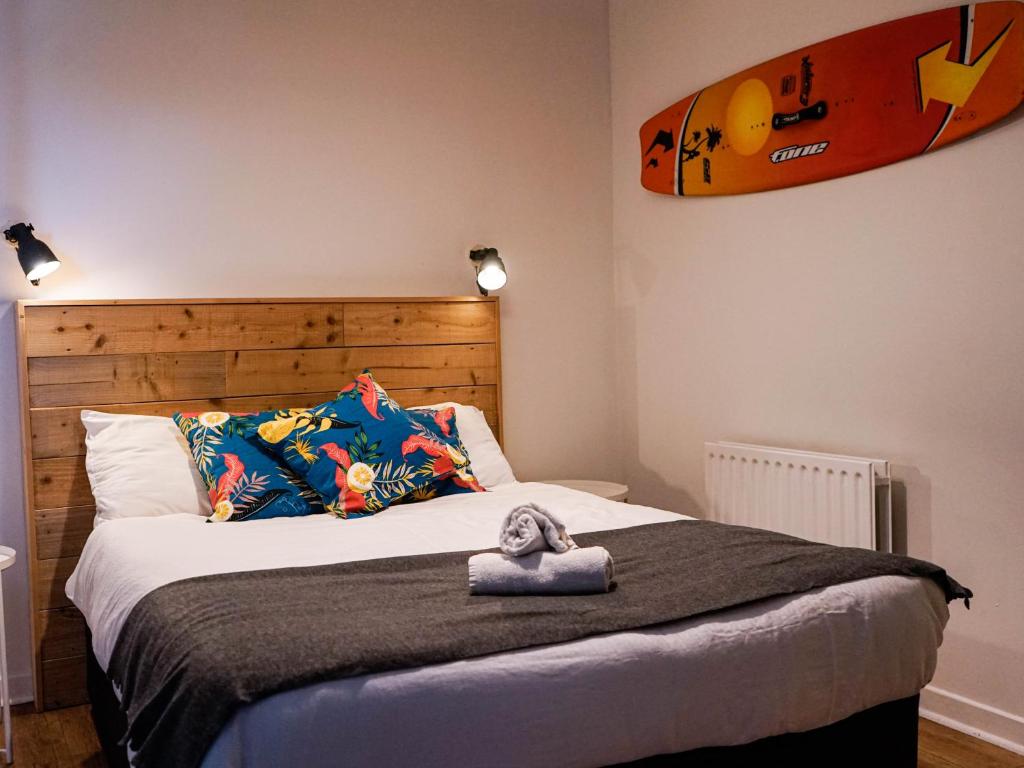 Voodi või voodid majutusasutuse Pure Magic Lodge toas