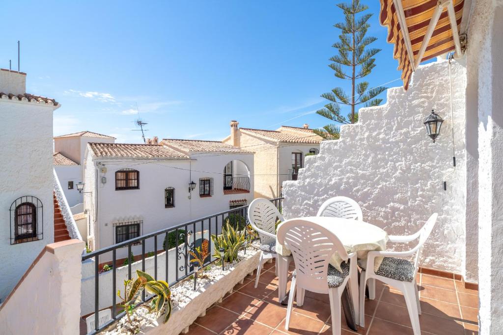 A balcony or terrace at Los Naranjos 25A Private Pool Capistrano Village