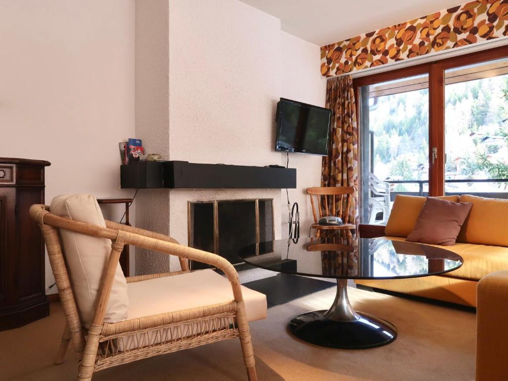 TV a/nebo společenská místnost v ubytování Apartment Panoramic G4 by Interhome