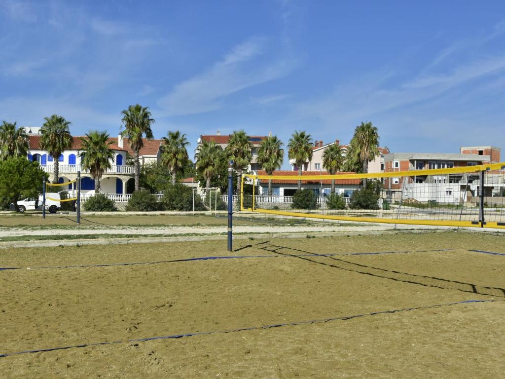 an empty baseball field with a volley ball at Apartment Marko by Interhome in Bibinje