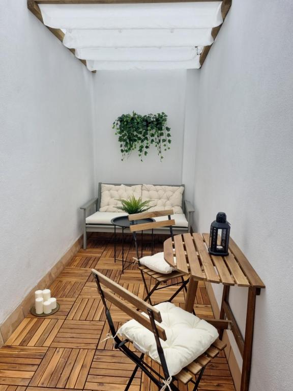 A seating area at Residencial de la Yedra