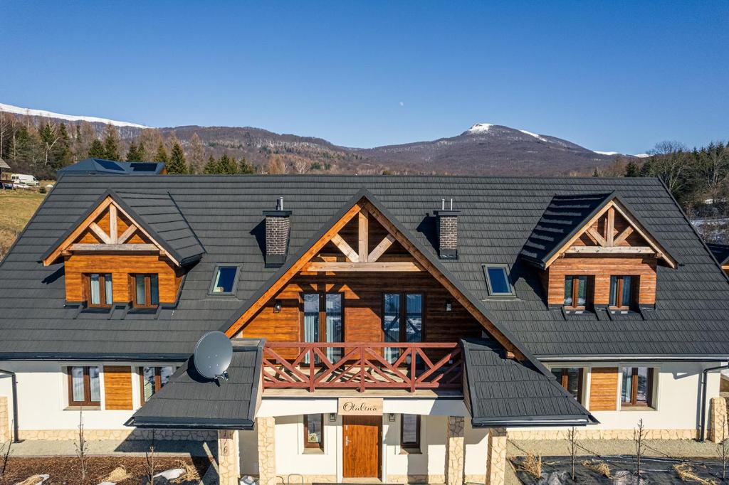 Nespecifikovaný výhled na hory nebo výhled na hory při pohledu z apartmánu