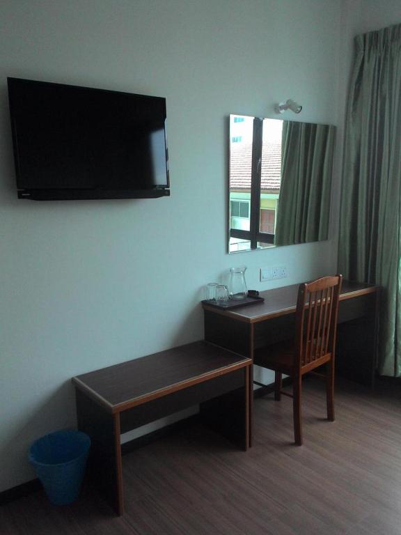 TV a/nebo společenská místnost v ubytování 101 Hotel