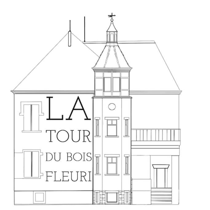 Plán poschodí v ubytovaní La Tour du Bois fleuri