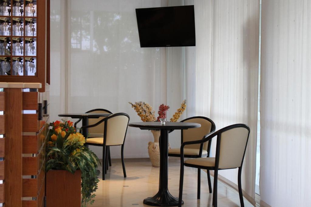 TV a/nebo společenská místnost v ubytování Hotel Massimo