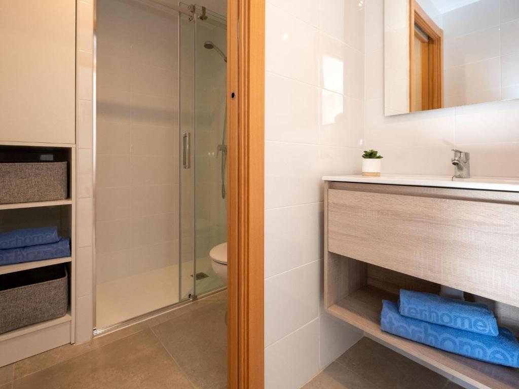 Kúpeľňa v ubytovaní Apartment Sakura by Interhome