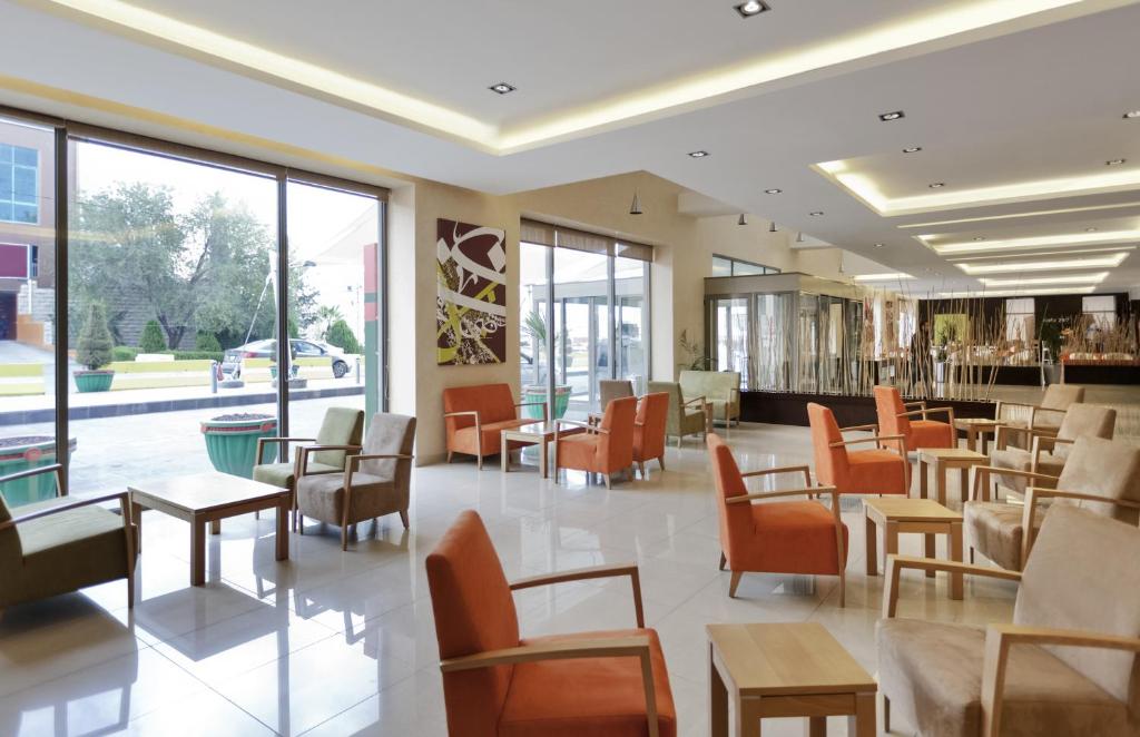 Posezení v ubytování ibis Amman