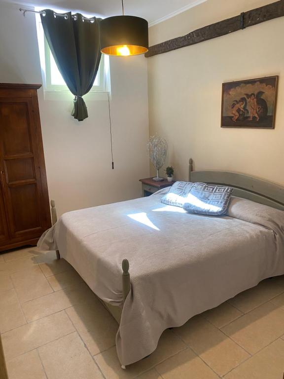 Postel nebo postele na pokoji v ubytování Casale Pippy Percorso benessere