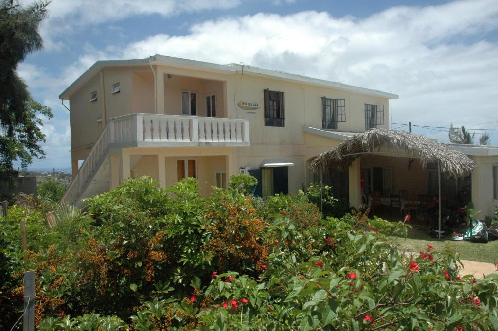 Zahrada ubytování Rêve des Îles Guesthouse