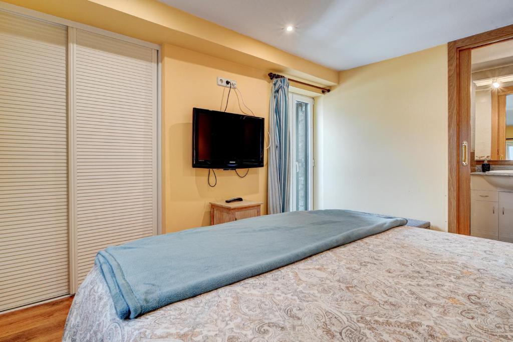 Postel nebo postele na pokoji v ubytování Maravilloso apartamento, Hondarribia, Terraza, 4Pax