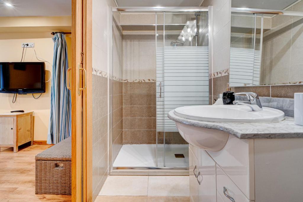 Koupelna v ubytování Maravilloso apartamento, Hondarribia, Terraza, 4Pax