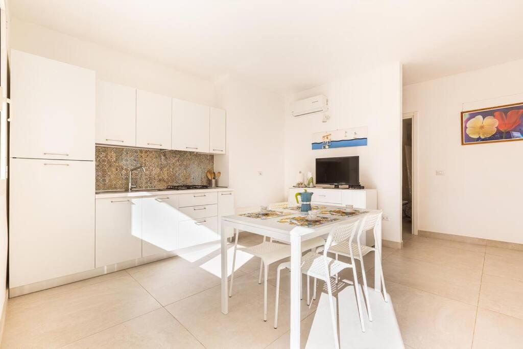 Kuchyň nebo kuchyňský kout v ubytování Salentoandmore - Appartamento Torre Pali
