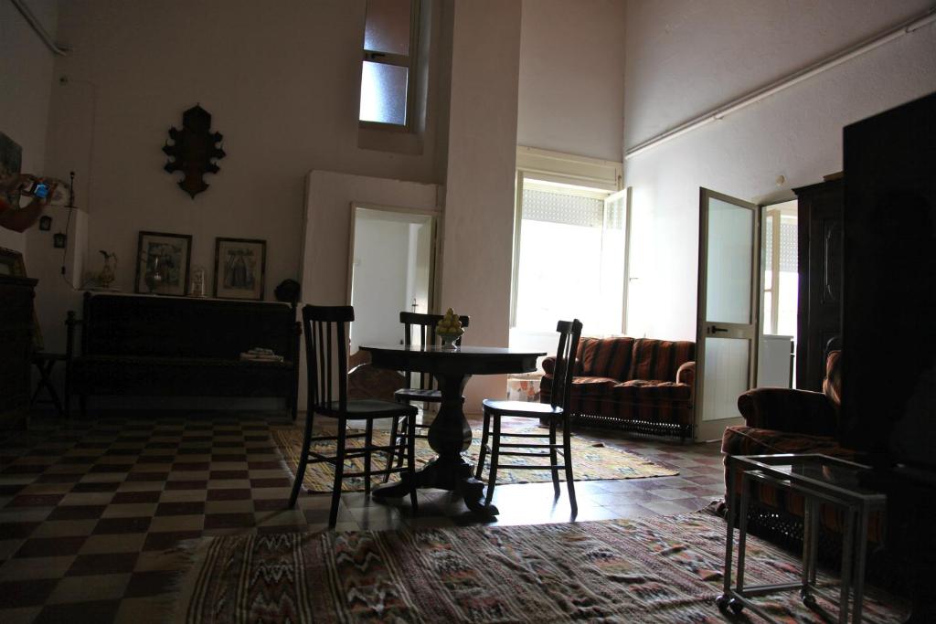Posezení v ubytování B&B Notte Al Museo
