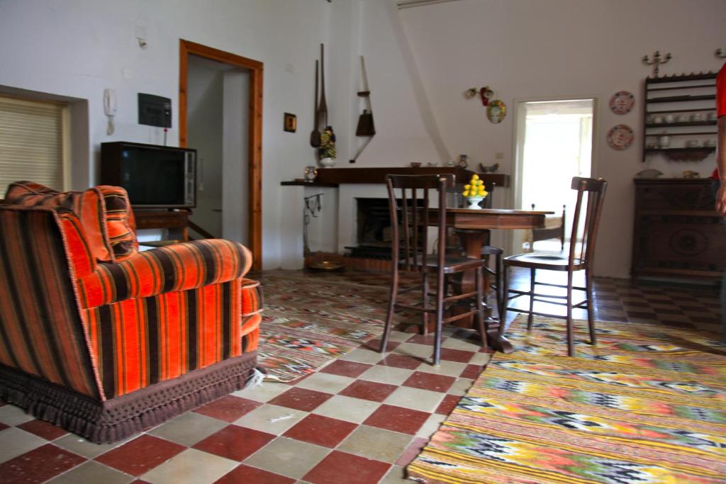 Posezení v ubytování B&B Notte Al Museo