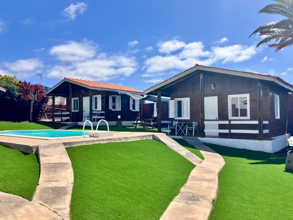 Bazén v ubytování Casa Inmaculada Cabañas Mini Complejo Entero nebo v jeho okolí