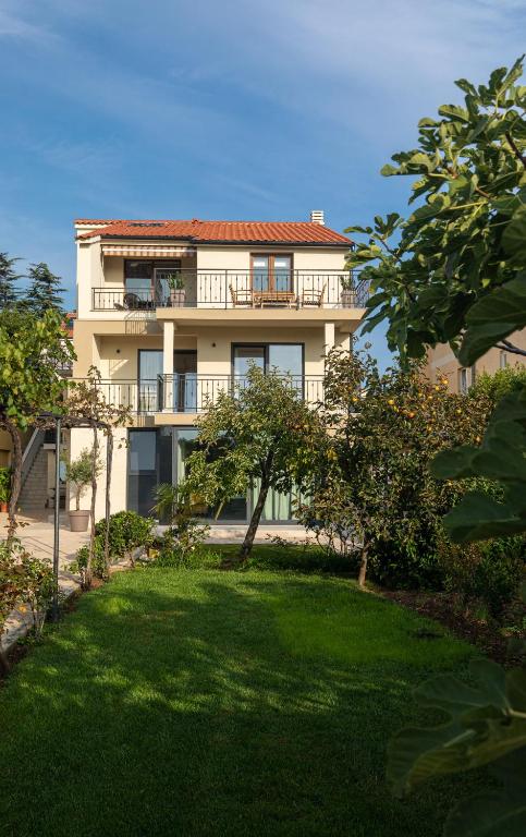 Zahrada ubytování Apartments Morozin