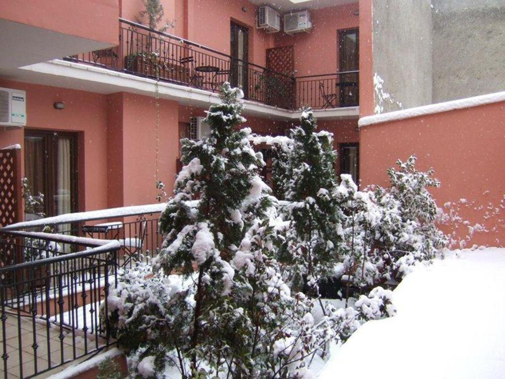 Hotel Leto Delphi v zimě