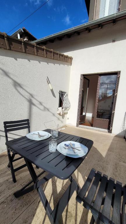 Balkón alebo terasa v ubytovaní Appart95 Saint-Brice CDG France