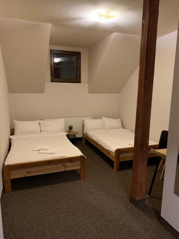 Postel nebo postele na pokoji v ubytování Victoria