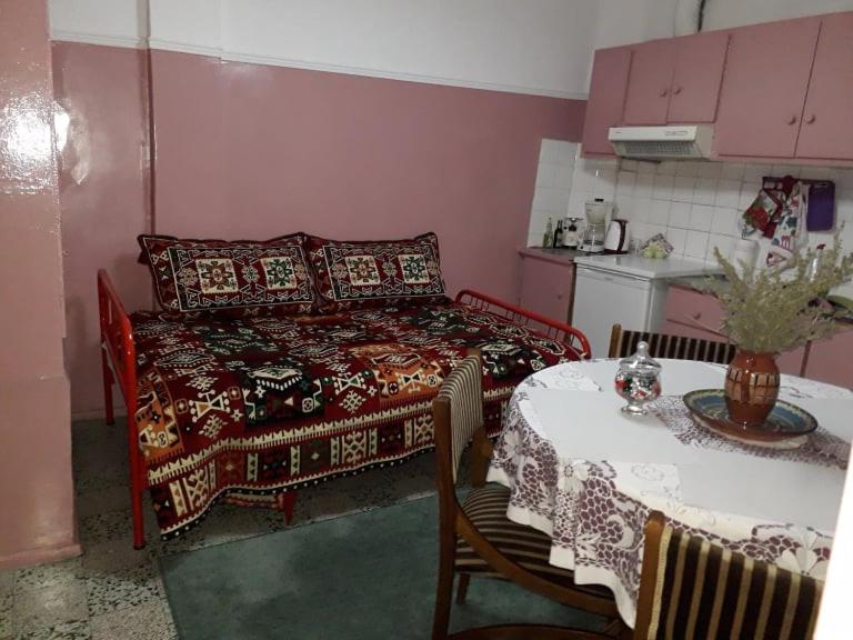 Posteľ alebo postele v izbe v ubytovaní Granny's home