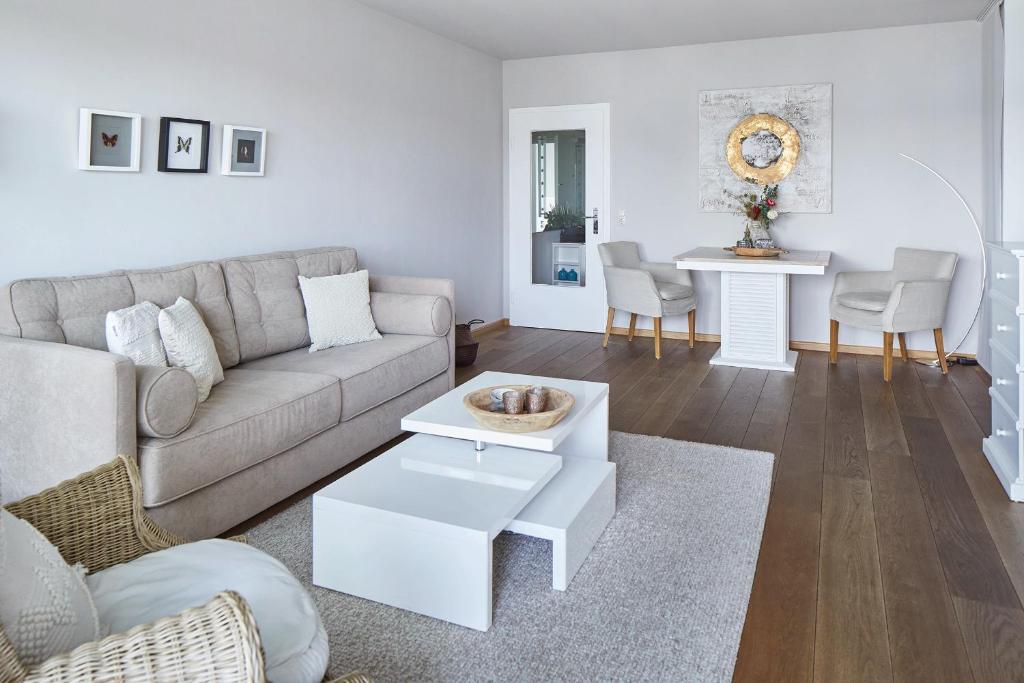 Posezení v ubytování Techts Apartmenthaus