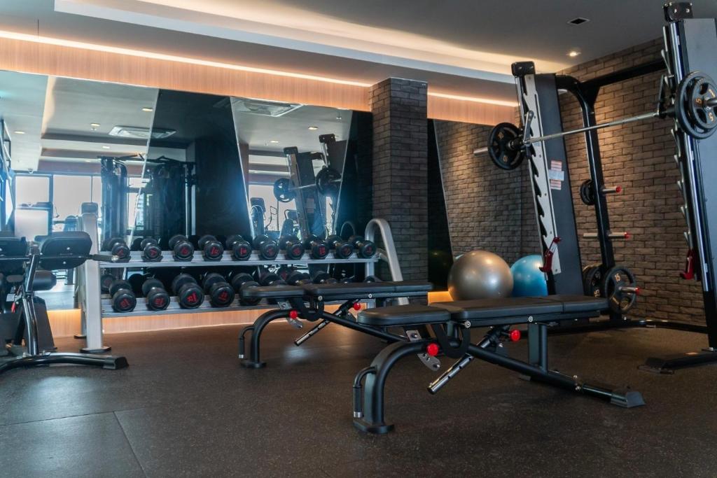 Fitness centrum a/nebo fitness zařízení v ubytování Hotel JAL City Bangkok