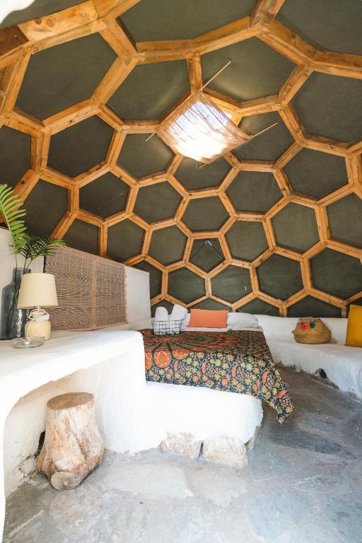 Posezení v ubytování Nisi Glamping