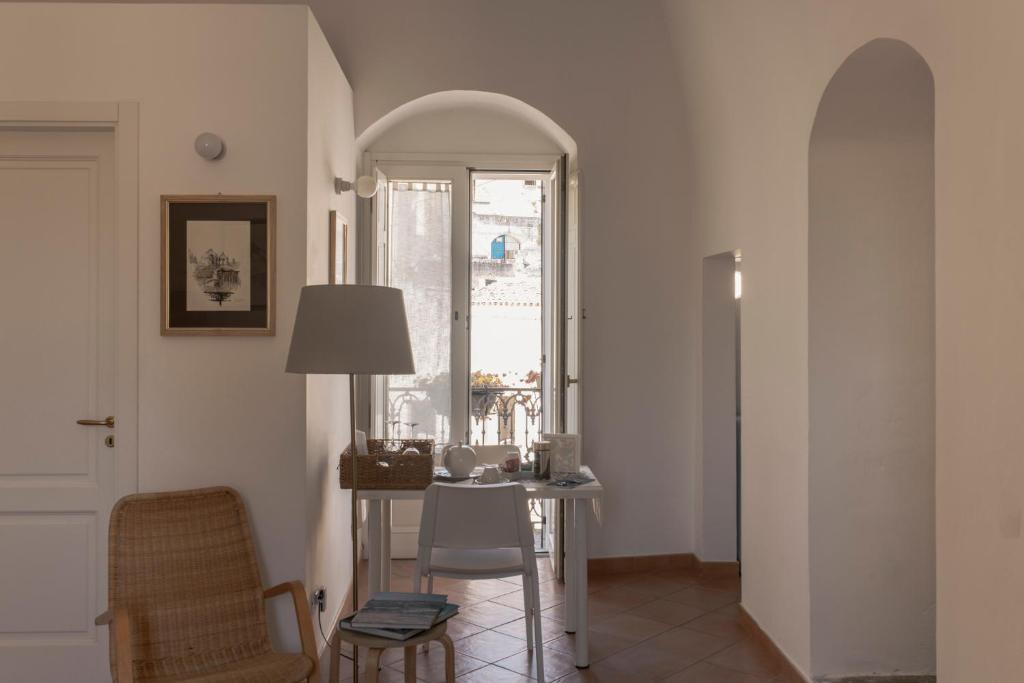 Posezení v ubytování Il Vicinato, casa vacanza immersa nel cuore dei Sassi