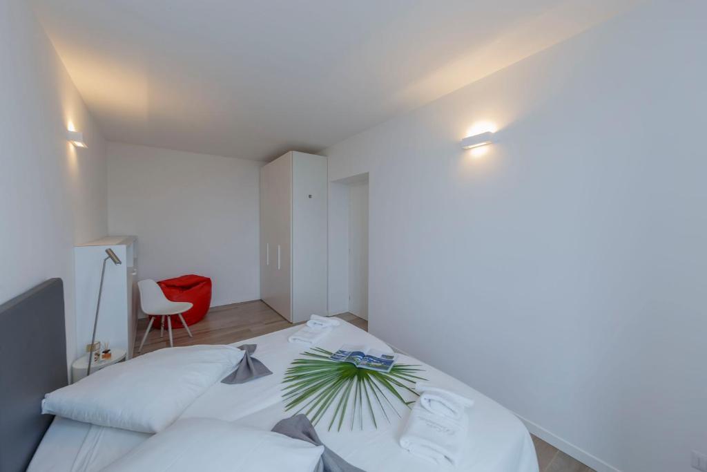 Postel nebo postele na pokoji v ubytování Casa Brambilla