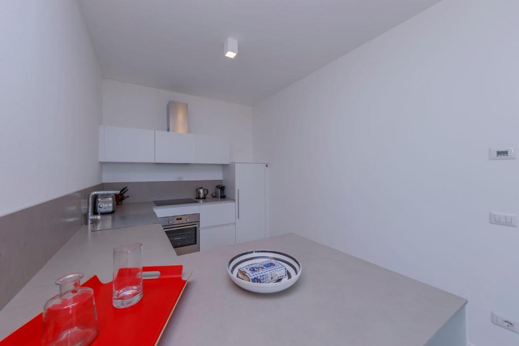 Kuchyň nebo kuchyňský kout v ubytování Casa Brambilla