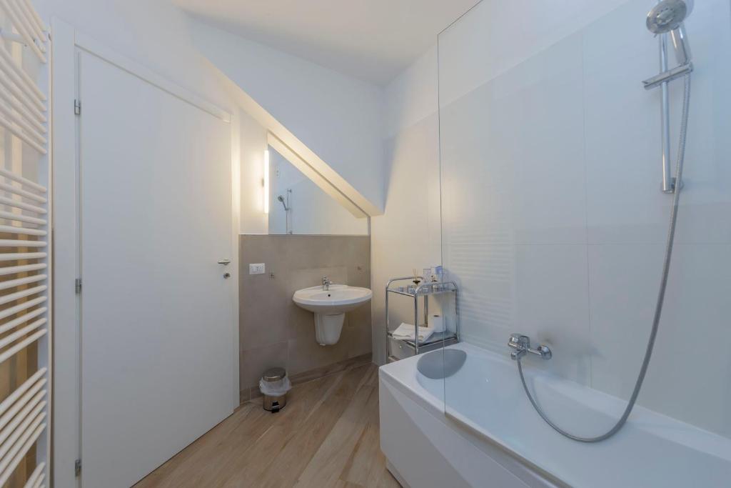 Koupelna v ubytování Casa Brambilla