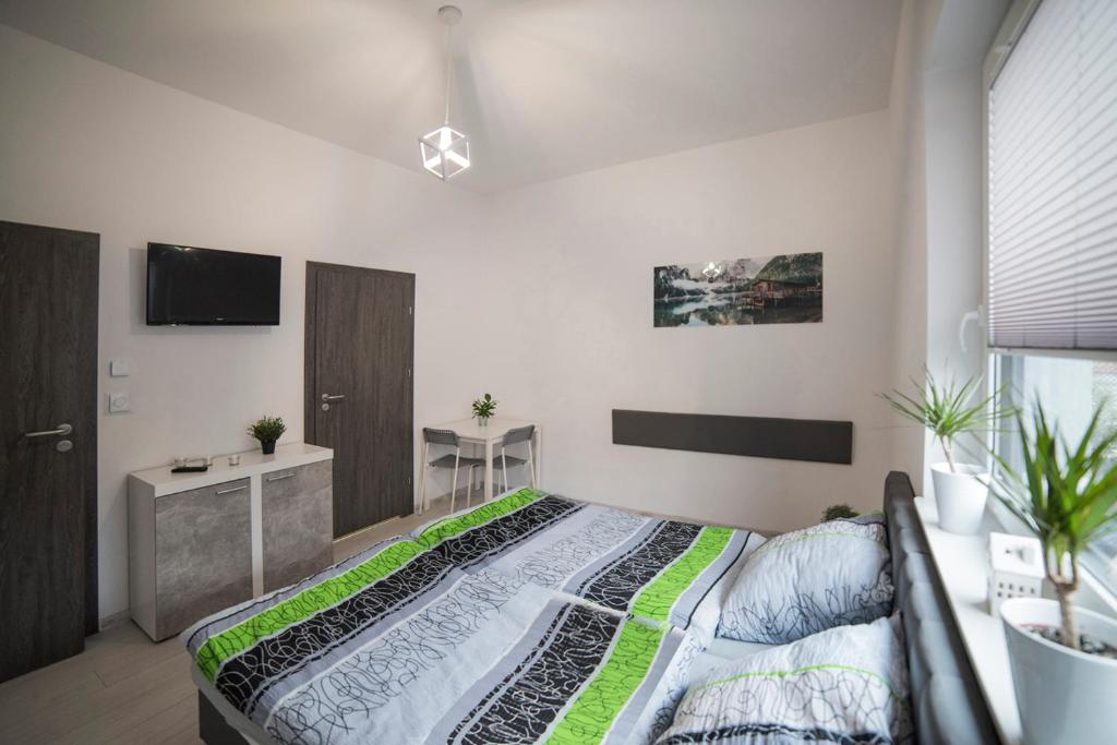 Postel nebo postele na pokoji v ubytování Viva Noclegi