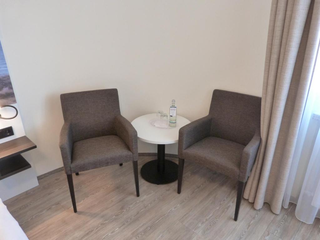 Posezení v ubytování ankerplatz-Hotel garni