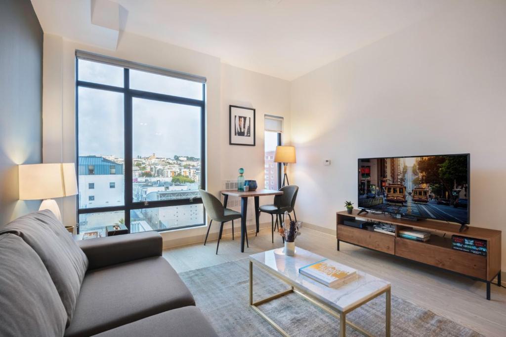 Apartment Hayes Valley Studio w Rooftop WD 1 min to BART SFO112, San