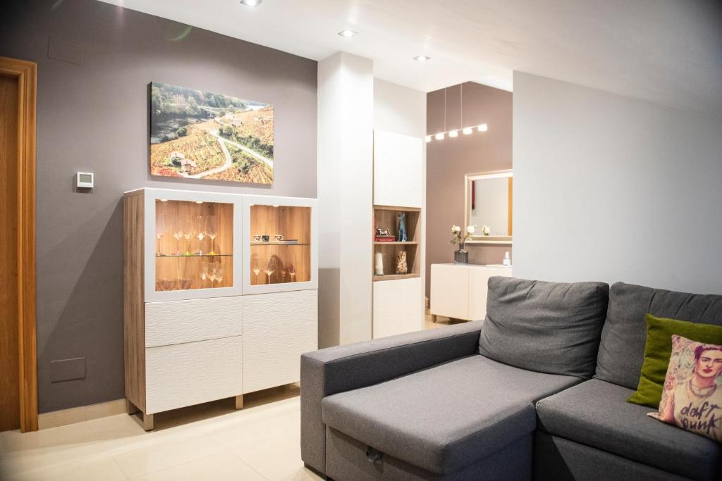 Część wypoczynkowa w obiekcie Apartamento Cuatro Caminos